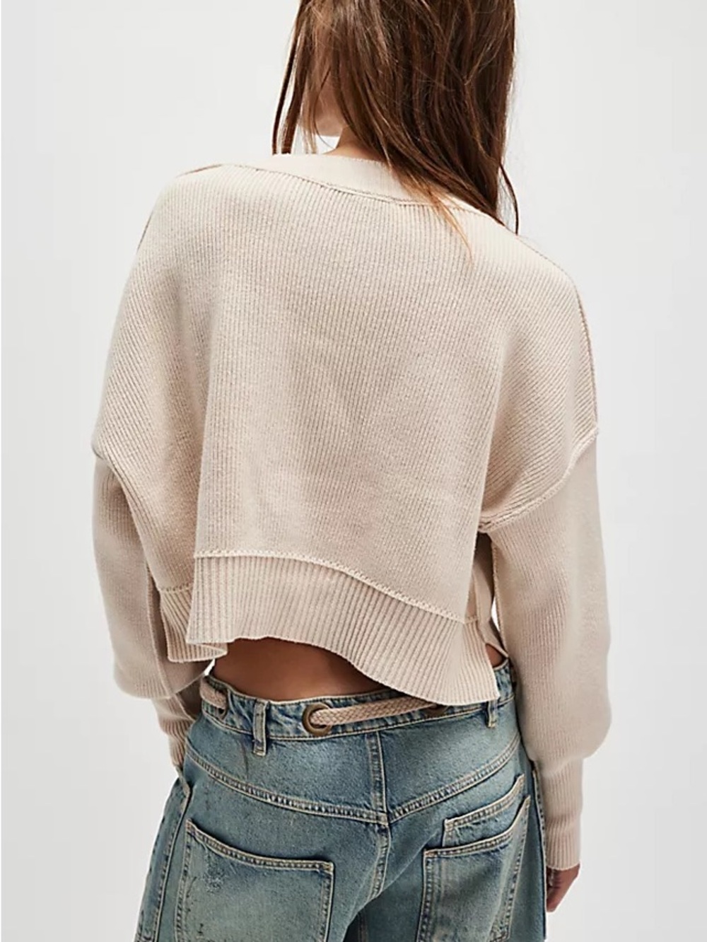 Free People Easy Street Cropped Pullover